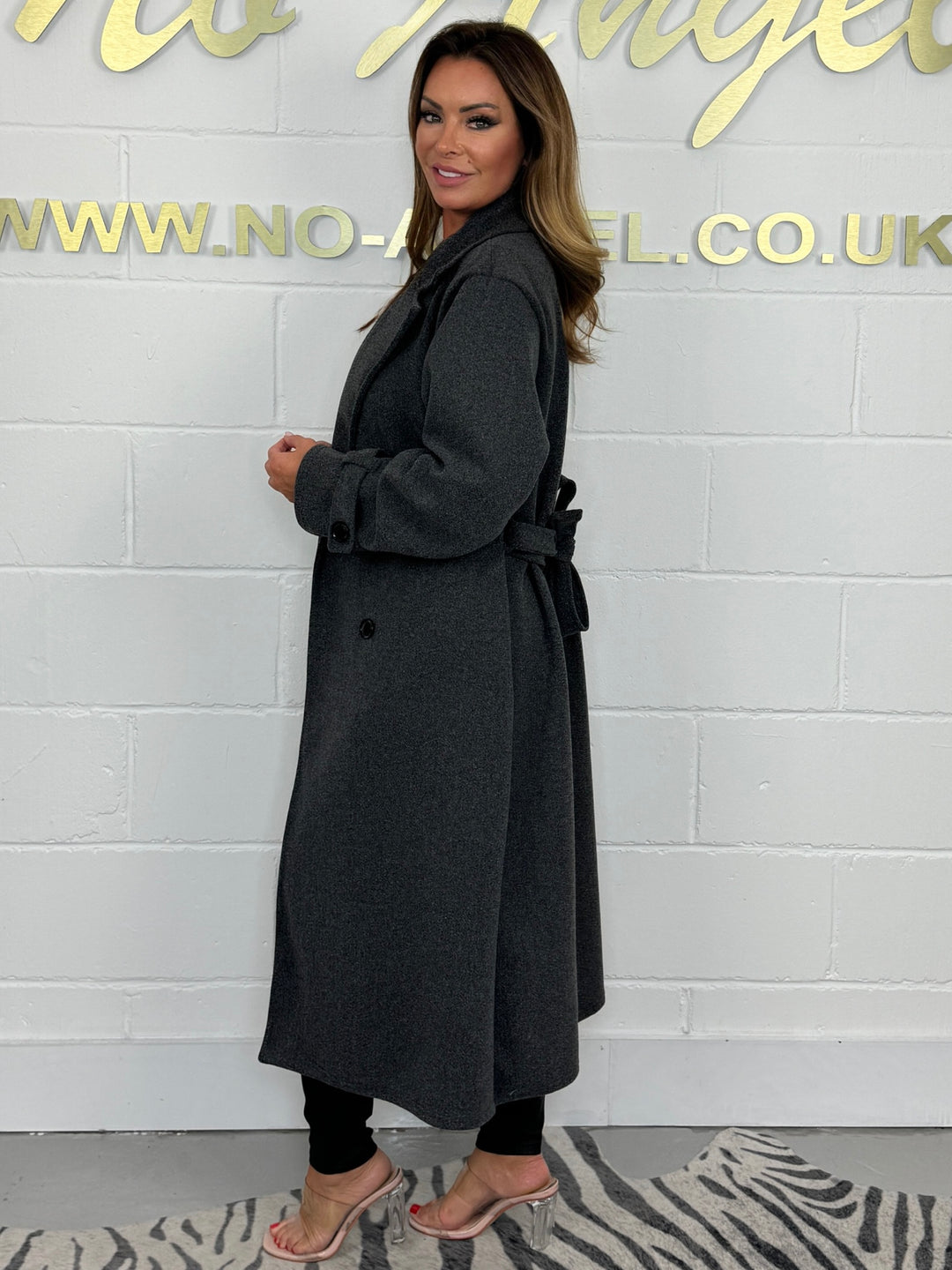 Oversize Wool Look Belted Longline Coat (6 Colours)