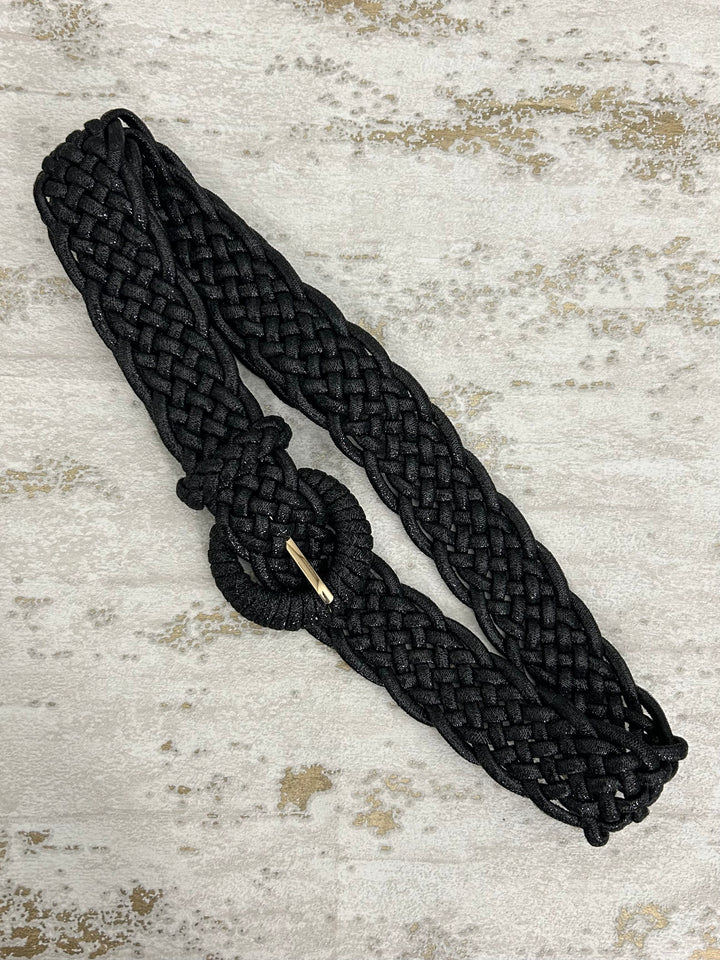 Plaited Detail Stretchy Belt (3 Colours)