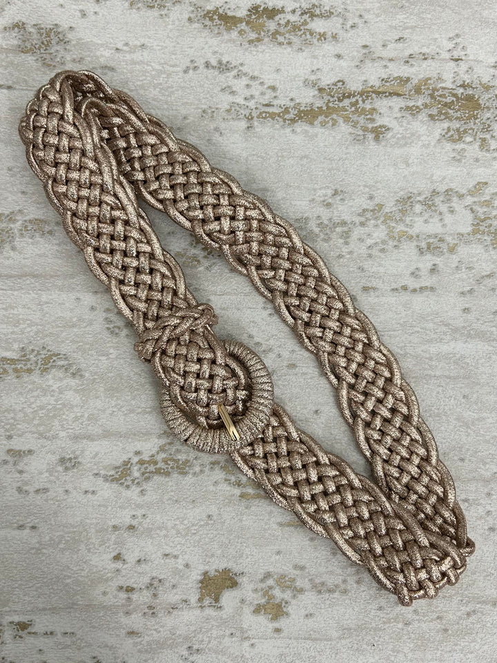 Plaited Detail Stretchy Belt (3 Colours)