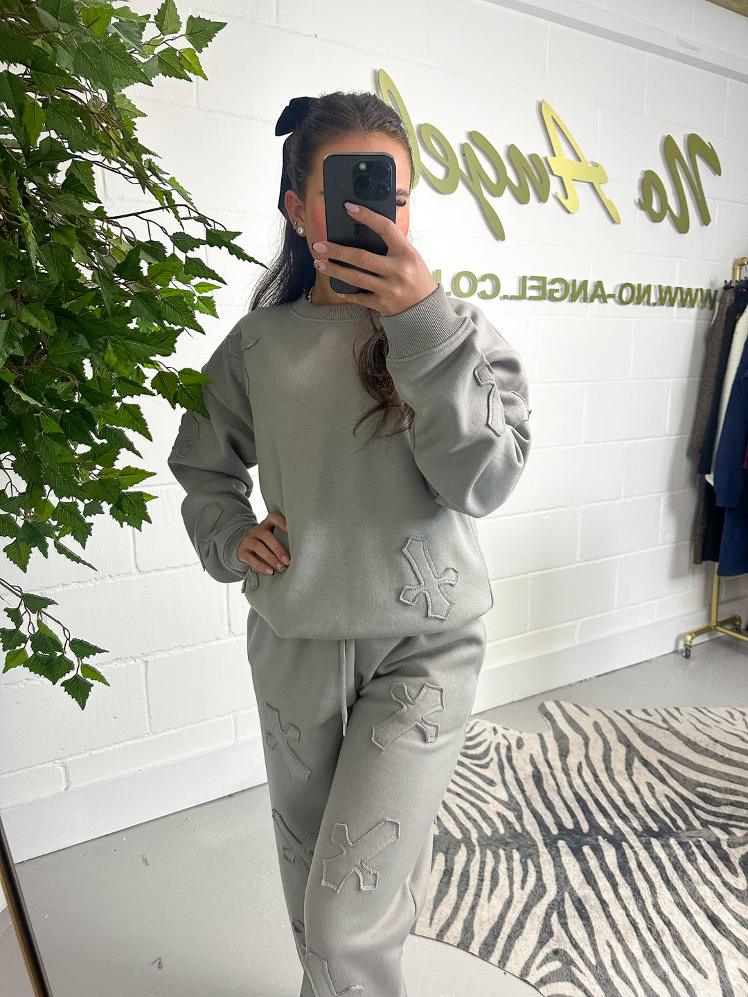 Cross Straight Leg Tracksuit Co-ord (2 Colours)