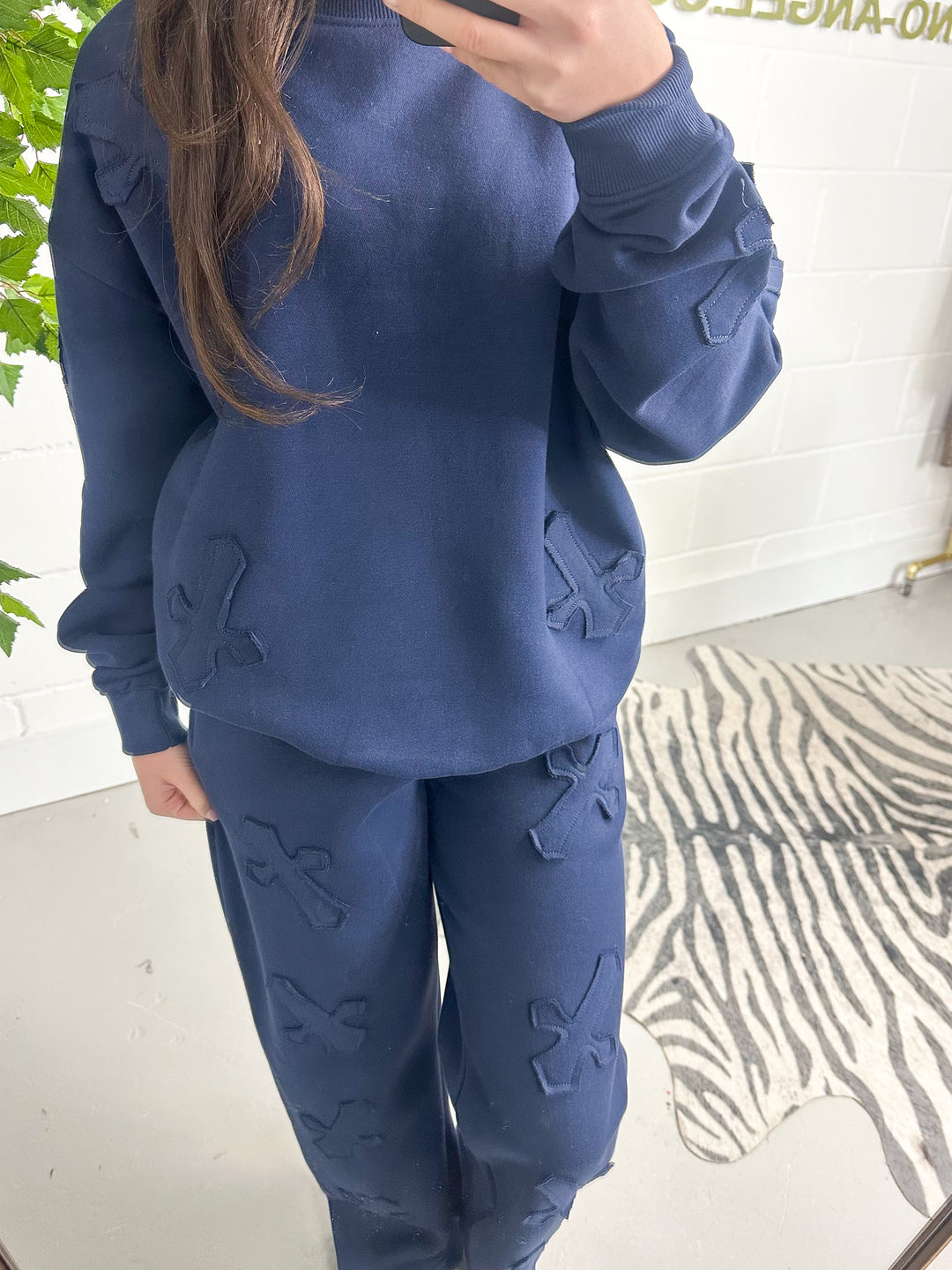 Cross Straight Leg Tracksuit Co-ord (2 Colours)