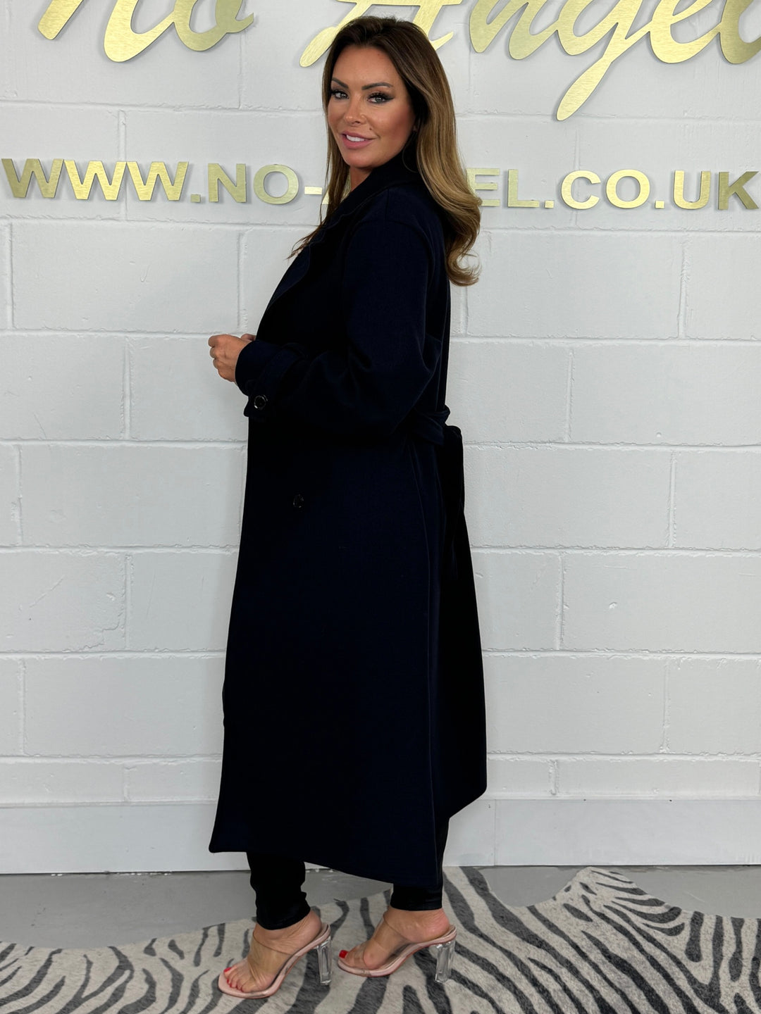 Oversize Wool Look Belted Longline Coat (6 Colours)