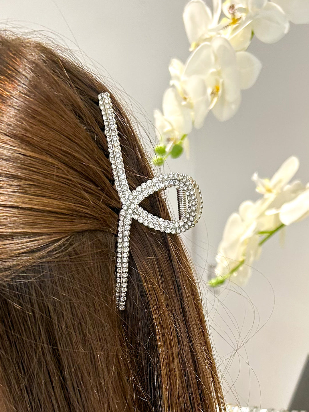 Large Diamante Hair Claw Clip (2 Colours)