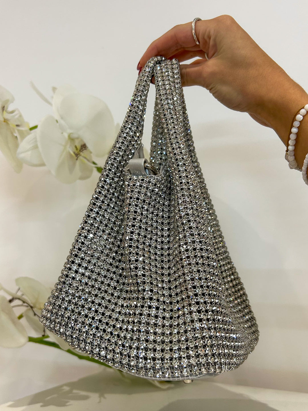 Mini Slouchy Diamante Bag (2 Colours)