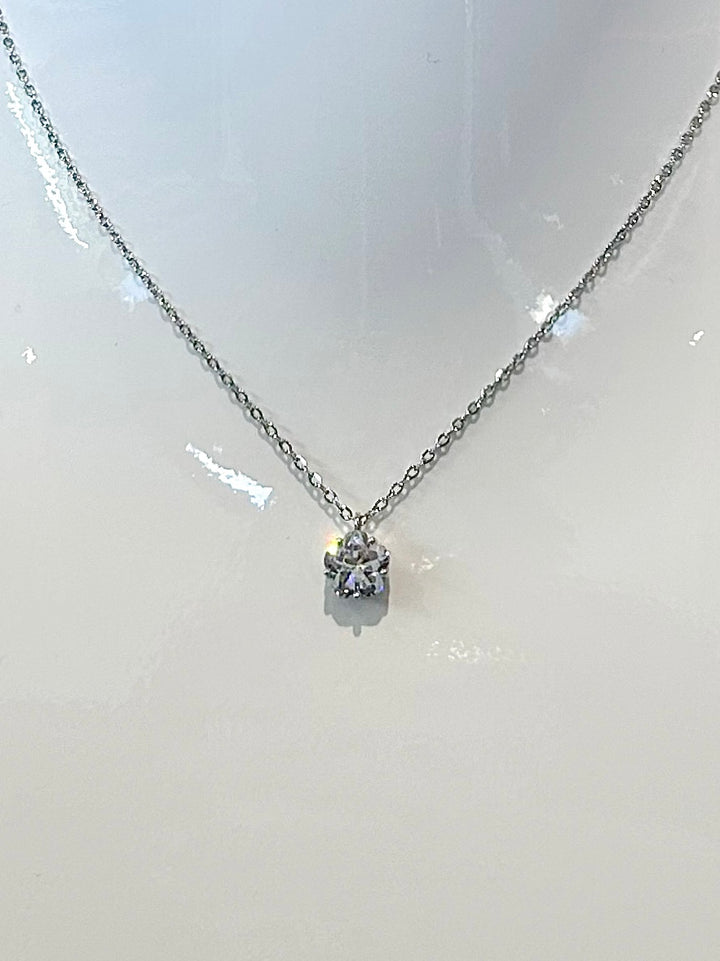 Diamond Flower Necklace (2 Colours)