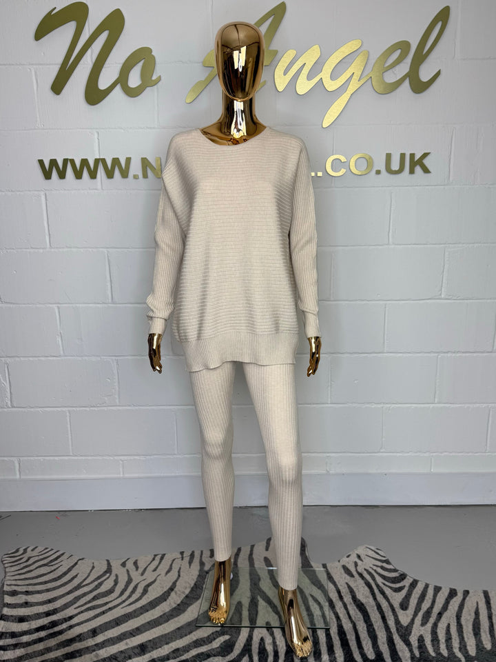 Ribbed Jumper & Leggings Lounge Co-Ord Set (5 Colours)