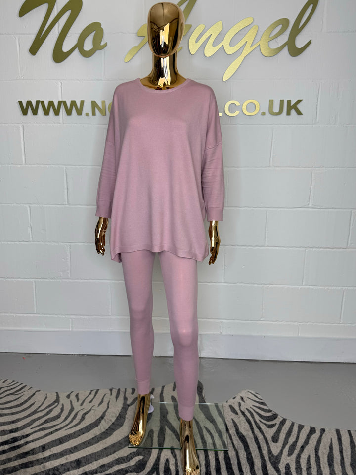 Plain Round Neck Drawstring Trouser Jumper & Legging Co-Ord (3 Colours)