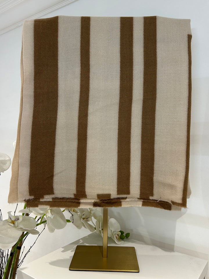 Soft Knit Square Detail Scarf (2 Colours)