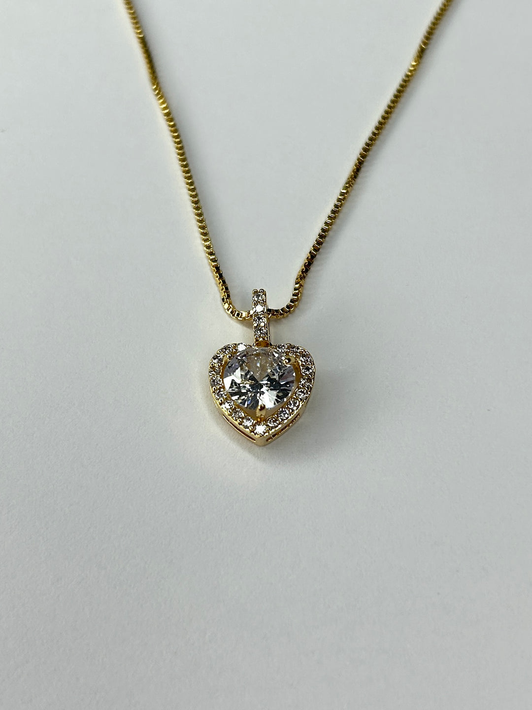 Gold Heart Necklace 3520